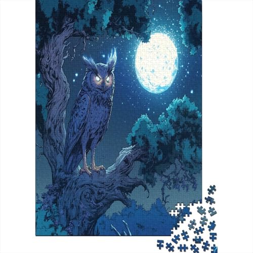 Puzzle 1000 Teile,Puzzle Erwachsene, Impossible Puzzle, Geschicklichkeitsspiel Für Die Ganze Familie,Puzzle Farbenfrohes Legespiel - Eule.Home DekoRatteion Puzzle 1000pcs (75x50cm) von MOBYAT