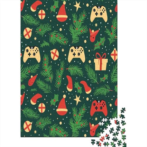 Puzzle 1000 Teile,Puzzle Erwachsene, Impossible Puzzle, Geschicklichkeitsspiel Für Die Ganze Familie,Puzzle Farbenfrohes Legespiel - Weihnachtsmuster.Home DekoRatteion Puzzle 1000pcs (75x50cm) von MOBYAT