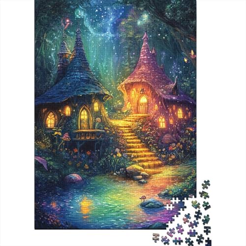 Puzzle 1000 Teile -, Halloween Ancient Schloss - Puzzle Für Erwachsene, Sonderedition [Exklusiv] 1000pcs (75x50cm) von MOBYAT