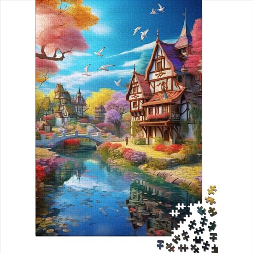 Puzzle 1000 Teile Berghütte Puzzles Für Erwachsene Klassische Puzzles 1000 Teile Erwachsene Puzzles Schwer Erwachsene 1000 Teile 1000pcs (75x50cm) von MOBYAT