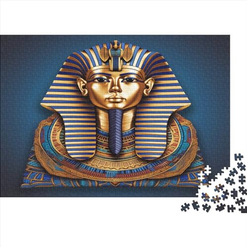 Puzzle 500 Teile Ägyptischer Pharao - Farbenfrohes Puzzle Für Erwachsene in Bewährter Qualität 500pcs (52x38cm) von MOBYAT
