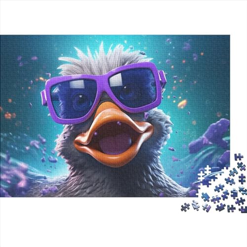 Puzzle 500 Teile Cartoon Ente - Farbenfrohes Puzzle Für Erwachsene in Bewährter Qualität (Animal) 500pcs (52x38cm) von MOBYAT