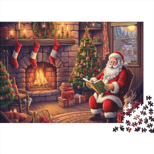 Puzzle Adventskalender 2023, Adventskalender Puzzle 300 Teile Weihnachtskalender 2023 Männer Frauen Geschenke Jigsaw Puzzle Adventskalender Geschenke Für Männer - Weihnachtsmann von MOBYAT