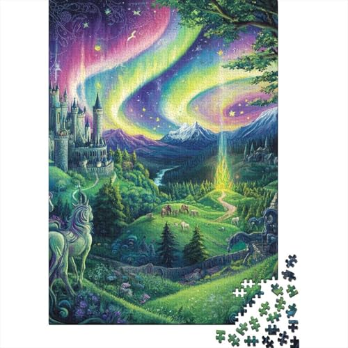 Woody Puzzle 1000 Teile – Puzzle Für Erwachsene – Schloss 1000pcs (75x50cm) von MOBYAT