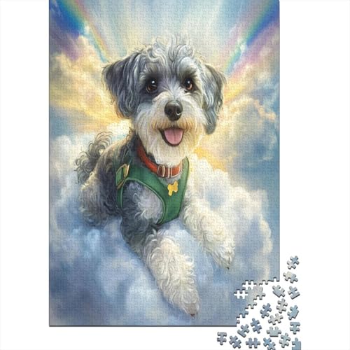 Woody Puzzle 1000 Teile – Puzzle Für Erwachsene – Shih Tzu 1000pcs (75x50cm) von MOBYAT