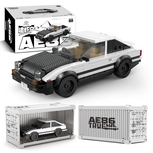 TOYOTA AE86 Trueno Auto-Bausätze mit Ausstellungsbehälter, offizielle TOYOTA-Lizenz, kompatibel mit Speed Champions, sammelbares Rennauto-Bauspielzeug für Kinder im Alter von 8-16 Jahren (327 Teile) TOYOTA AE86 Trueno Auto-Bausätze mit Ausstellungsbehälter, offizielle TOYOTA-Lizenz, kompatibel mit Speed Champions, sammelbares Rennauto-Bauspielzeug für Kinder im Alter von 8-16 Jahren (327 Teile) von MOCBROPCS