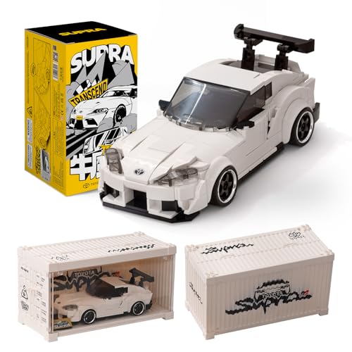 Toyota Supra Auto Bausatz mit Anzeigebox, offizielles Toyota Lizenzprodukt,Kompatibel mit Speed Champions Technik Sportwagen, Bauspielzeug für Erwachsene und Kinder im Alter von 8-16 Jahren(367 Teile) Toyota Supra Auto Bausatz mit Anzeigebox, offizielles Toyota Lizenzprodukt,Kompatibel mit Speed Champions Technik Sportwagen, Bauspielzeug für Erwachsene und Kinder im Alter von 8-16 Jahren(367 Teile) von MOCBROPCS