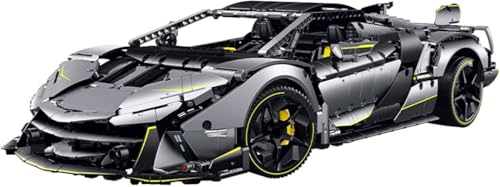 MOCSETS Technik Auto für Lamborghini SC18 Alston, Modellauto-Bausatz im Maßstab 1:8, Klemmbausteine Auto Modellbausatz aus 3392+ Teile (Ohne Originalkarton) von MOCSETS