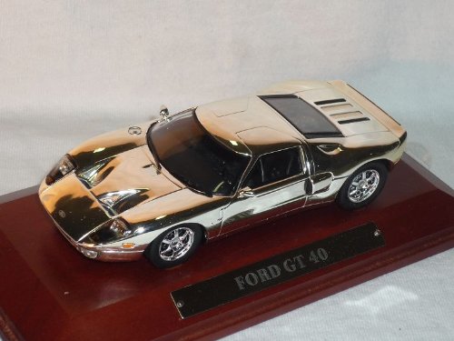 MODELLCARSONLINE Ford Gt40 GT 40 Chrom 1/43 Modell Auto Modellauto von MODELLCARSONLINE