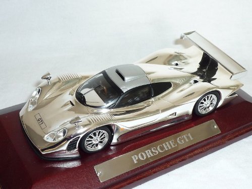 MODELLCARSONLINE Porsche 911 993 Gt1 GT 1 Le Mans Silber Chrom 1/43 Modell Auto Modellauto von MODELLCARSONLINE