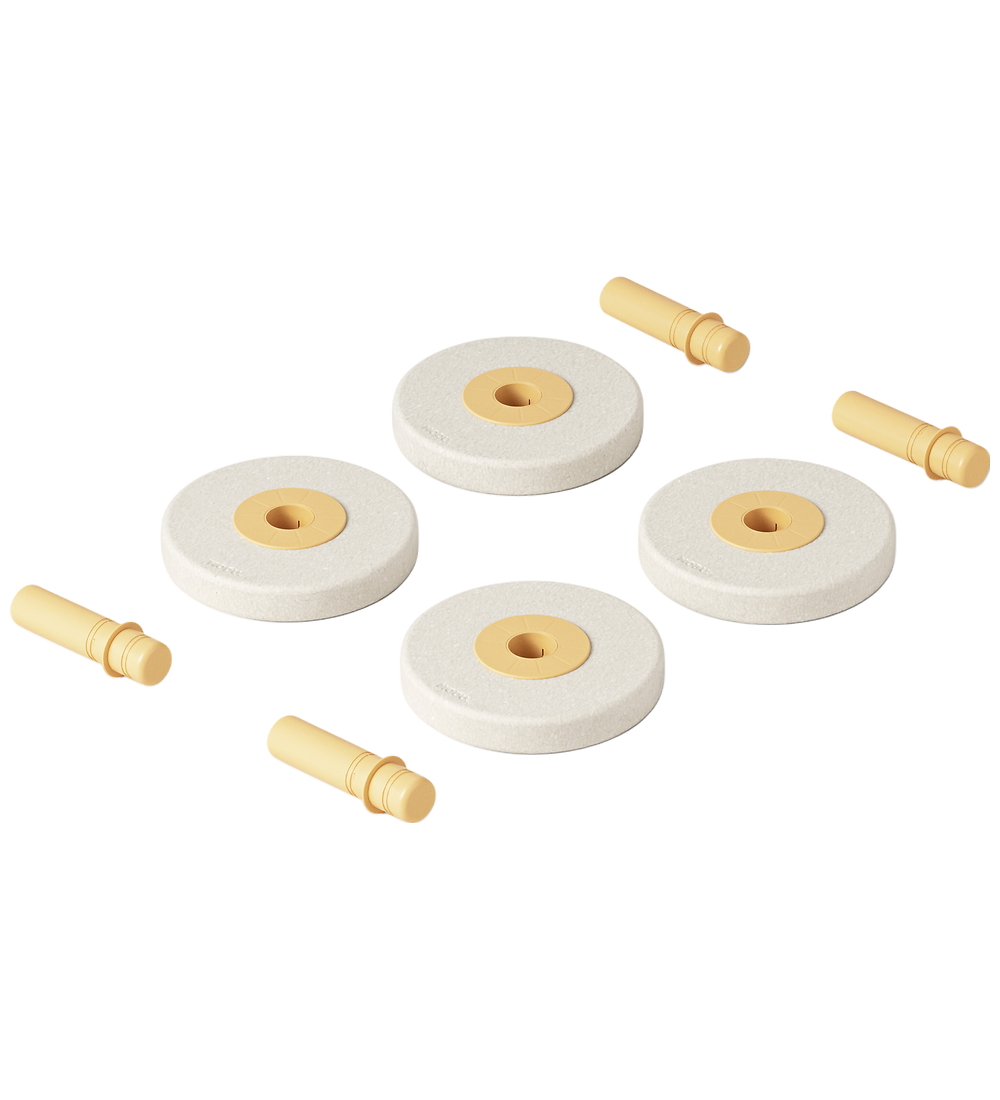 MODU 4 x Schaumstoffräder - 4er-Pack - Ø18 cm - Sand Grey/Honey - MODU - One Size - Motorik Tiere MODU 4 x Schaumstoffräder - 4er-Pack - Ø18 cm - Sand Grey/Honey - MODU - One Size - Motorik Tiere von MODU