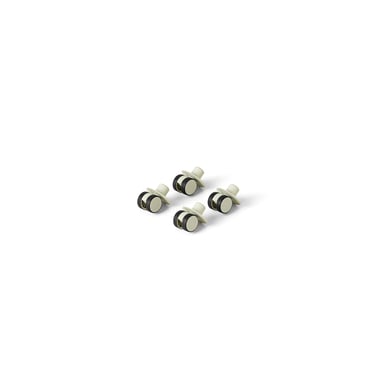 MODU 4 x Swirly Wheels, dusty green von Modu