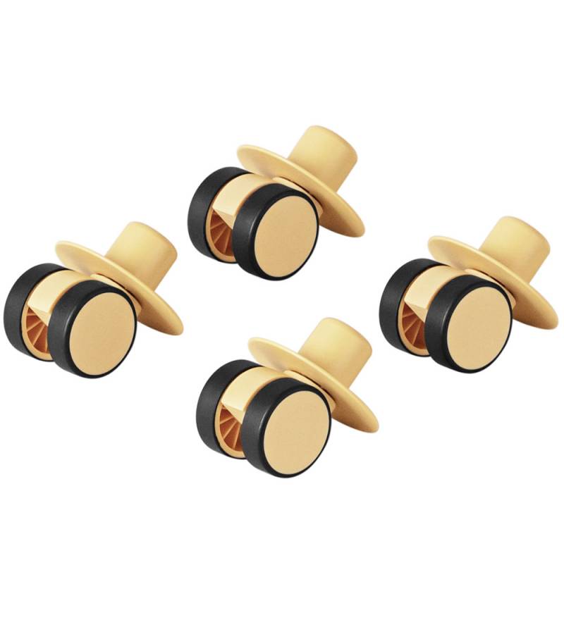 MODU 4x Swirly Wheels - 4er-Pack - Honey Yellow - MODU - One Size - Motorik Tiere MODU 4x Swirly Wheels - 4er-Pack - Honey Yellow - MODU - One Size - Motorik Tiere von MODU