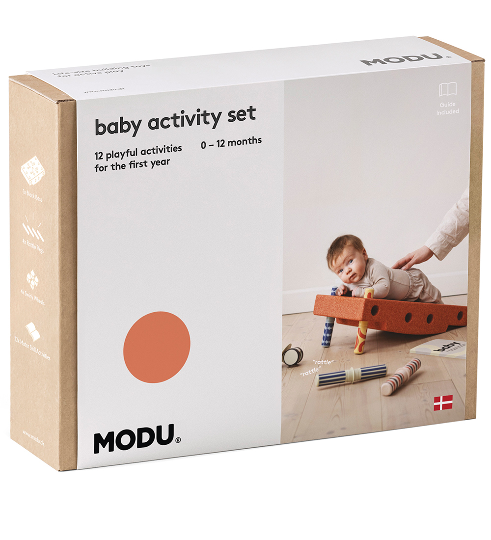 MODU Baby-Motorik-Set - 10 Teile - Burnt Orange/Dusty Green - MODU - One Size - Motorik Tiere MODU Baby-Motorik-Set - 10 Teile - Burnt Orange/Dusty Green - MODU - One Size - Motorik Tiere von MODU