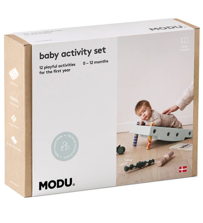 MODU Baby-Motorik-Set - 10 Teile - Ocean Mint/Forest Green - MODU - One Size - Motorik Tiere MODU Baby-Motorik-Set - 10 Teile - Ocean Mint/Forest Green - MODU - One Size - Motorik Tiere von MODU