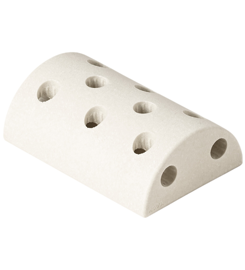 MODU Klotz Rund - 30x20x10 cm - Sand Grey - MODU - One Size - Motorik Tiere von MODU