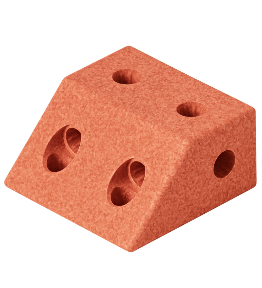 MODU Klotz Winkel - 20x20x10 cm - Burnt Orange - MODU - One Size - Motorik Tiere MODU Klotz Winkel - 20x20x10 cm - Burnt Orange - MODU - One Size - Motorik Tiere von MODU