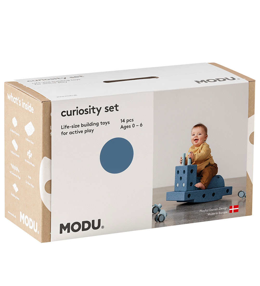 MODU Neugierde Set - 14 Teile - 50x30x20 cm - Deep Blue/Sky Blue - MODU - One Size - Motorik Tiere MODU Neugierde Set - 14 Teile - 50x30x20 cm - Deep Blue/Sky Blue - MODU - One Size - Motorik Tiere von MODU