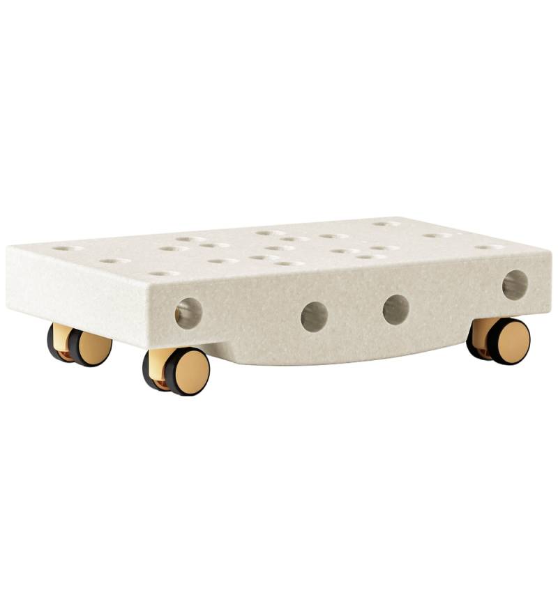 MODU Skateboard - 5 Teile - 50x30x12 cm - Sand Grey/Honey Yellow - MODU - One Size - Motorik Tiere MODU Skateboard - 5 Teile - 50x30x12 cm - Sand Grey/Honey Yellow - MODU - One Size - Motorik Tiere von MODU