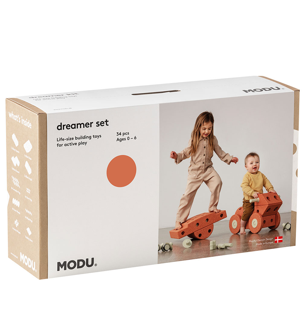 MODU Träumer Set - 34 Teile - 70x40x20 cm - Burnt Orange/Dusty G - MODU - One Size - Motorik Tiere MODU Träumer Set - 34 Teile - 70x40x20 cm - Burnt Orange/Dusty G - MODU - One Size - Motorik Tiere von MODU