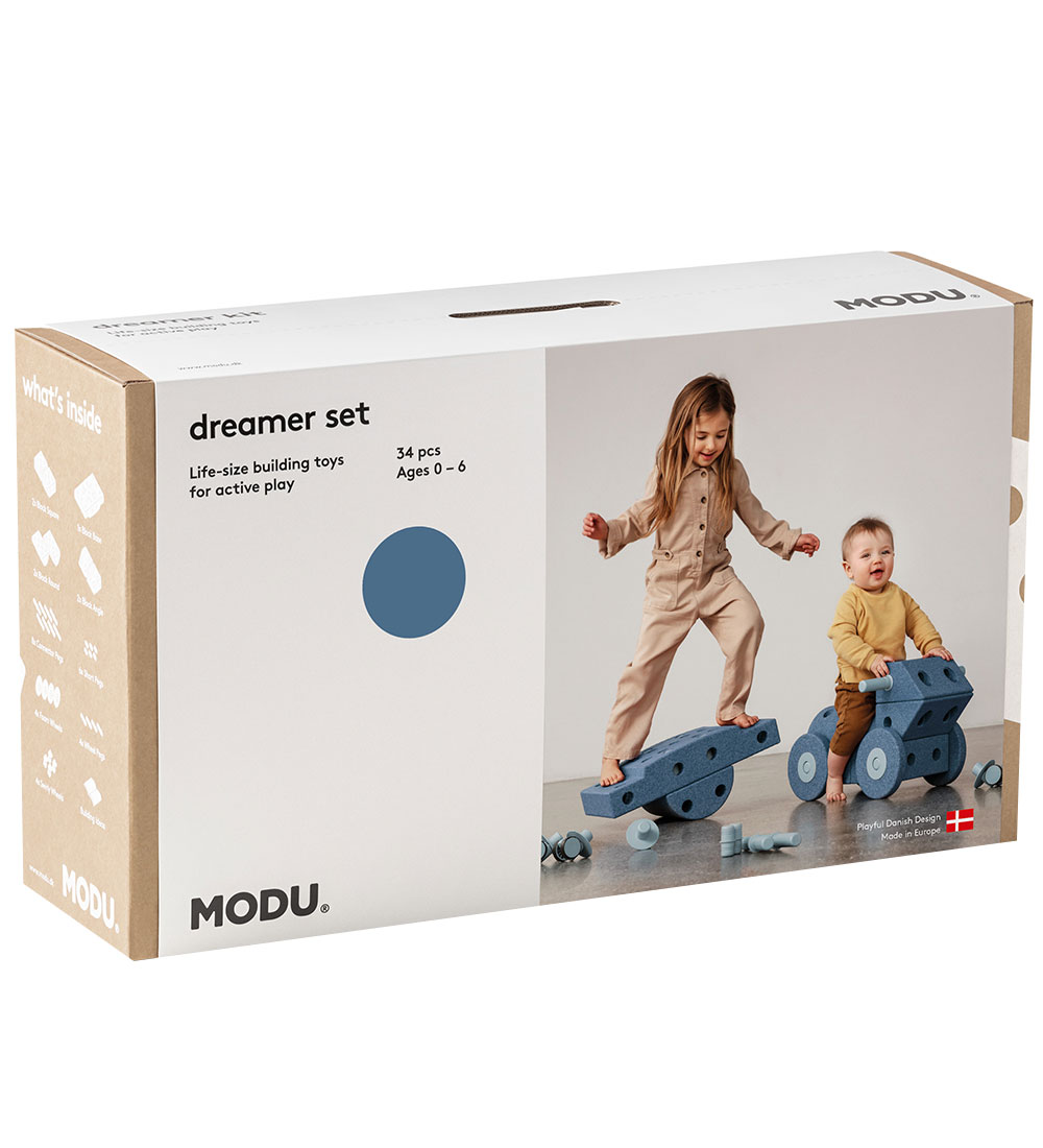 MODU Träumer Set - 34 Teile - 70x40x20 cm - Deep Blue/Sky Blue - MODU - One Size - Motorik Tiere MODU Träumer Set - 34 Teile - 70x40x20 cm - Deep Blue/Sky Blue - MODU - One Size - Motorik Tiere von MODU