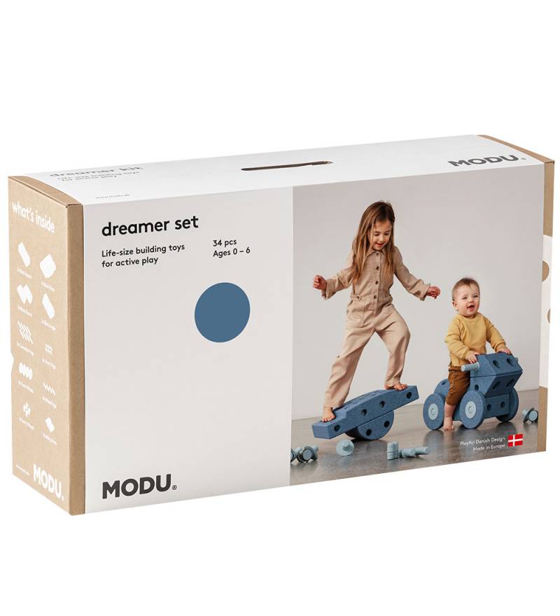 MODU Träumer Set - 34 Teile - 70x40x20 cm - Deep Blue/Sky Blue - MODU - One Size - Motorik Tiere MODU Träumer Set - 34 Teile - 70x40x20 cm - Deep Blue/Sky Blue - MODU - One Size - Motorik Tiere von MODU