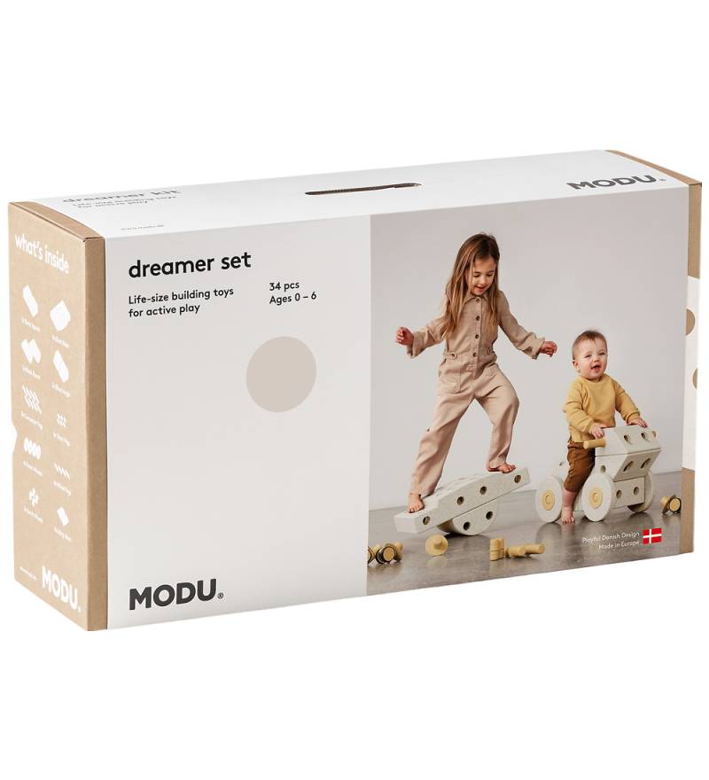 MODU Träumer Set - 34 Teile - 70x40x20 cm - Sand Grey/Honey Hall - MODU - One Size - Motorik Tiere MODU Träumer Set - 34 Teile - 70x40x20 cm - Sand Grey/Honey Hall - MODU - One Size - Motorik Tiere von MODU