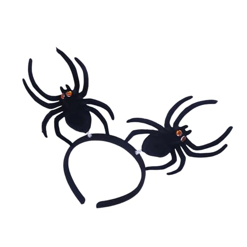 MOIDHSAG Beflocktes Halloween-Haarband für Kinder und Erwachsene, Urlaub, Haarreif, Karneval, Kostüm, Haarband, Rollenspiel, Requisiten, Kopfschmuck MOIDHSAG Beflocktes Halloween-Haarband für Kinder und Erwachsene, Urlaub, Haarreif, Karneval, Kostüm, Haarband, Rollenspiel, Requisiten, Kopfschmuck von MOIDHSAG