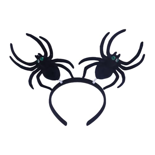 MOIDHSAG Beflocktes Halloween-Haarband für Kinder und Erwachsene, Urlaub, Haarreif, Karneval, Kostüm, Haarband, Rollenspiel, Requisiten, Kopfschmuck MOIDHSAG Beflocktes Halloween-Haarband für Kinder und Erwachsene, Urlaub, Haarreif, Karneval, Kostüm, Haarband, Rollenspiel, Requisiten, Kopfschmuck von MOIDHSAG