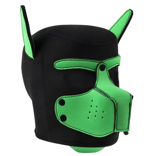 MOIDHSAG Halloween-Hundekopf-Kostüm für Damen, Herren, Cosplay, Party, Halloween, Hunde-Kopfbedeckung, gruselige Hundegesichts-Kopfbedeckung MOIDHSAG Halloween-Hundekopf-Kostüm für Damen, Herren, Cosplay, Party, Halloween, Hunde-Kopfbedeckung, gruselige Hundegesichts-Kopfbedeckung von MOIDHSAG
