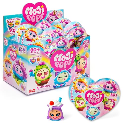 MOJI POPS Rainbow Series - One Pack Box mit 24 Tüten mit Sammelfiguren Jeder Beutel enthält 1 Überraschungsmojipop und 1 Checklist MOJI POPS Rainbow Series - One Pack Box mit 24 Tüten mit Sammelfiguren Jeder Beutel enthält 1 Überraschungsmojipop und 1 Checklist von MOJI POPS