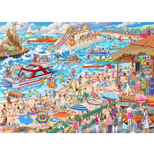 Puzzle 1000 Teile,Puzzle Erwachsene, EIN Herausforderndes Rätsel,Puzzles 1000 Teile Erwachsene für Die Ganze Familie,Geschenke für Frauen,Geschenke für Männer,Thema:Sommerstrand von MOJIGE
