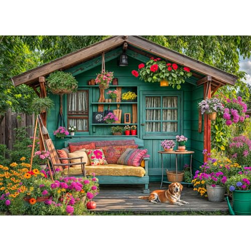 Puzzle 1000 Teile,Puzzle Erwachsene, EIN Herausforderndes Rätsel,Puzzlespiele für Die Ganze Familie,Geschenke für Frauen,Geschenke für Männer,Thema:Kleines Haus im Garten Puzzle 1000 Teile,Puzzle Erwachsene, EIN Herausforderndes Rätsel,Puzzlespiele für Die Ganze Familie,Geschenke für Frauen,Geschenke für Männer,Thema:Kleines Haus im Garten von MOJIGE