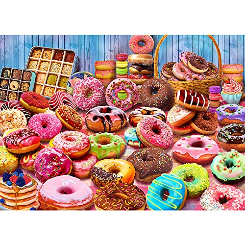 Puzzle 1000 Teile,Puzzle Erwachsene, EIN Herausforderndes Rätsel,Puzzlespiele für Die Ganze Familie,Geschenke für Frauen,Geschenke für Männer,Thema:Krapfen Puzzle 1000 Teile,Puzzle Erwachsene, EIN Herausforderndes Rätsel,Puzzlespiele für Die Ganze Familie,Geschenke für Frauen,Geschenke für Männer,Thema:Krapfen von MOJIGE