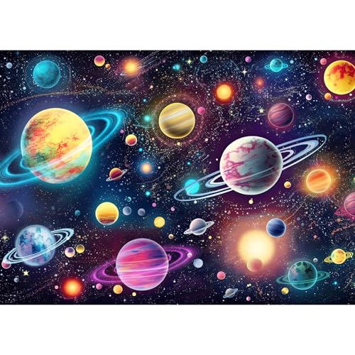 Puzzles 1000 Teile für Erwachsene, Puzzle für Erwachsene, 1000-teiliges Puzzle, herausforderndes Spiel für das Ganze für Frauen, Geschenke für Männer, Thema: Interstellar Space von MOJIGE