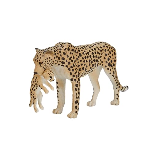 MOJO - Weiblicher Gepard | Handbemalte Spielfigur | Wildtier-Kollektion | Lebensecht & hochdetailliert | Entworfen in UK von MOJO