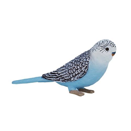 MOJO 387292 Blue Tier Budgerigar (blau) Spielzeugfigur, Mehrfarbig von MOJO