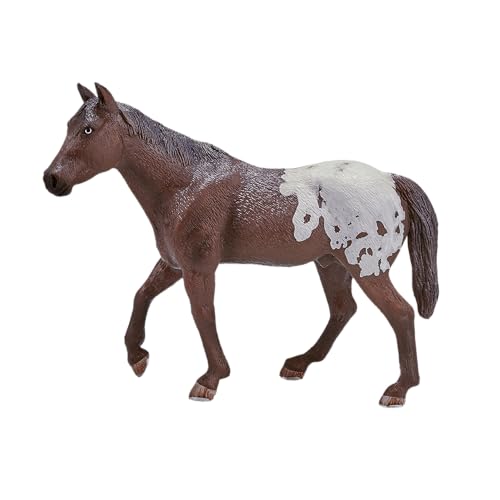MOJO Appaloosa Hengst Kastanie Pferd Bauernhof Tier Modell Spielfigur von MOJO
