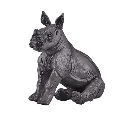MOJO Nashorn Baby sitzend Wildlife Tiermodell Spielfigur von MOJO