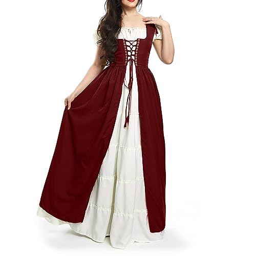 Gothic Kleid Schwarz Medieval Costume Renaissance Cosplay Schwarz Mittelalter Kleider Kostüme Große Größen Gothic Viktorianisches Kleid Weiß Halloween Kostüm Frau L Gothic Kleid Schwarz Medieval Costume Renaissance Cosplay Schwarz Mittelalter Kleider Kostüme Große Größen Gothic Viktorianisches Kleid Weiß Halloween Kostüm Frau L von MOKBAY