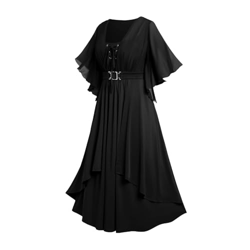 Kleid Gothic Damen Schwarzes Renaissance Halloween Kostüm Mittelalter Kostüme Mittelalter Große Größen Kostüm Damen Halloween Kleider Gothic Cosplay Viktorianisches Kleid Weiß XL Kleid Gothic Damen Schwarzes Renaissance Halloween Kostüm Mittelalter Kostüme Mittelalter Große Größen Kostüm Damen Halloween Kleider Gothic Cosplay Viktorianisches Kleid Weiß XL von MOKBAY