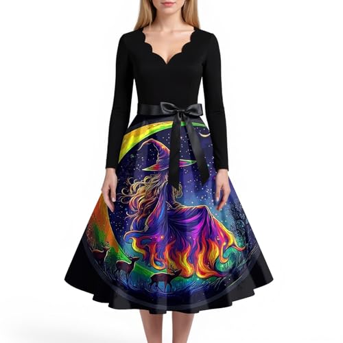 MOKBAY Halloween Costume Blutiges Halloweenkostüm Grusel Partykleid Kleider Fledermaus Kleid Kleidung Costume Vampire Medieval Große Größen Spinne Cosplay Y2k Kostüme Halloween Kostüm Clown Damen XXL MOKBAY Halloween Costume Blutiges Halloweenkostüm Grusel Partykleid Kleider Fledermaus Kleid Kleidung Costume Vampire Medieval Große Größen Spinne Cosplay Y2k Kostüme Halloween Kostüm Clown Damen XXL von MOKBAY
