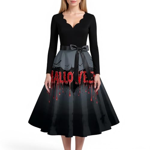 MOKBAY Halloween Dress Costume Horror Scary Kostüm Engel Y2k Cosplay Kleider Halloweenkostüm Nonne Kleidung Partykleid Kleid Medieval Teufel Lustig Kostüm Damen Halloween XL MOKBAY Halloween Dress Costume Horror Scary Kostüm Engel Y2k Cosplay Kleider Halloweenkostüm Nonne Kleidung Partykleid Kleid Medieval Teufel Lustig Kostüm Damen Halloween XL von MOKBAY
