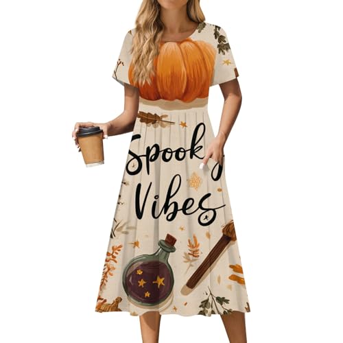MOKBAY Halloween Kleidung Fledermaus Kleidung Blutiges Medieval Gruselig Kleider Plus Size Nonne Cosplay Kleid Halloweenkostüme Y2k Costume Partykleid Kostüm Hexe Halloween-kostüm Damen L von MOKBAY