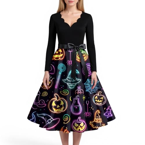 MOKBAY Halloween Kostüm Clown Clown Geist Gruselig Kleider Halloweenkostüm Costume Cosplay Partykleid Horror Kostüm Mittelalter Plus Size Kleid Kürbis Übergröße Kleidung Halloween Outfit Damen 3XL MOKBAY Halloween Kostüm Clown Clown Geist Gruselig Kleider Halloweenkostüm Costume Cosplay Partykleid Horror Kostüm Mittelalter Plus Size Kleid Kürbis Übergröße Kleidung Halloween Outfit Damen 3XL von MOKBAY