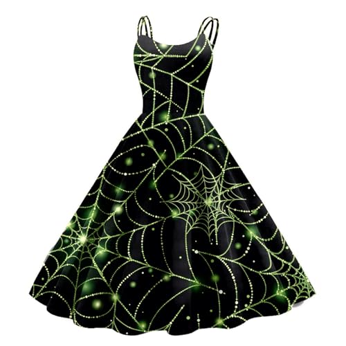 MOKBAY Halloween Kostüm Clown Damen Kleidung Cosplay Partykleid Kleid Hexen Medieval Costume Scary Kleider Fledermaus Plus Size Halloweenkostüm Kostüme Horror Y2k Kürbis Halloween Costumes M von MOKBAY
