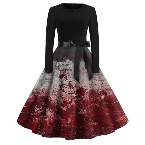 MOKBAY Halloween Kostüm Frauen Hexe Kleidung Halloweenkostüm Blutig Vintage Kleider Maid Clown Große Größen Grusel Medieval Costume Kleid Partykleid Kostüm Cosplay Kleid Halloween L MOKBAY Halloween Kostüm Frauen Hexe Kleidung Halloweenkostüm Blutig Vintage Kleider Maid Clown Große Größen Grusel Medieval Costume Kleid Partykleid Kostüm Cosplay Kleid Halloween L von MOKBAY