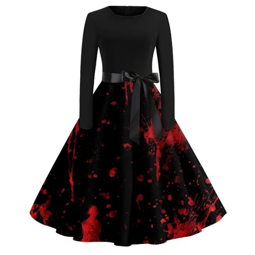 MOKBAY Halloween Vampir Kostüm Damen Gruselige Kleidung Übergröße Y2k Halloweenkostüme Medieval Partykleid Fledermaus Hexen Kleid Vampir Kostüme Costume Cosplay Kleider Scary Halloween Outfit XL MOKBAY Halloween Vampir Kostüm Damen Gruselige Kleidung Übergröße Y2k Halloweenkostüme Medieval Partykleid Fledermaus Hexen Kleid Vampir Kostüme Costume Cosplay Kleider Scary Halloween Outfit XL von MOKBAY