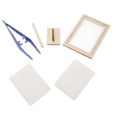 MOKKHNB 1 Sätze DIY Papierherstellung Kit für Kreatives Basteln mit Trockenem Papierbrei Fördert Lernen und Eltern Interaktion Set für Kindergartenprojekte und Kreative MOKKHNB 1 Sätze DIY Papierherstellung Kit für Kreatives Basteln mit Trockenem Papierbrei Fördert Lernen und Eltern Interaktion Set für Kindergartenprojekte und Kreative von MOKKHNB