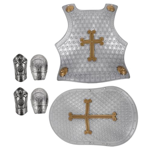 MOKKHNB 1 Satz Ritterkostüm Set für Schild Schulterpolstern und Handschutz Robustem für Cosplay Rollenspiele und Halloween Feiern MOKKHNB 1 Satz Ritterkostüm Set für Schild Schulterpolstern und Handschutz Robustem für Cosplay Rollenspiele und Halloween Feiern von MOKKHNB